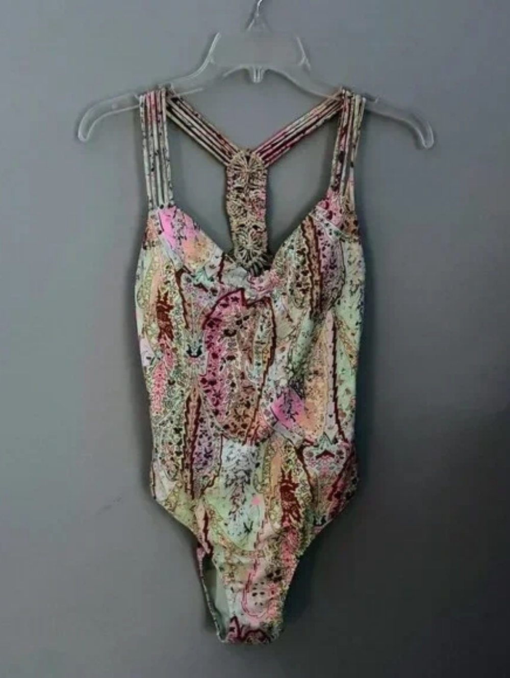 Multicolor Patterned One-Piece Swimsuit